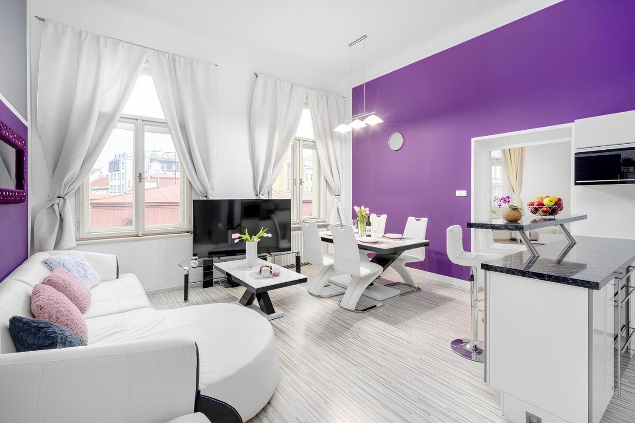Apartment Luxury 3kk W/2kingbeds 65”tv,next Wenceslas Sq Prague